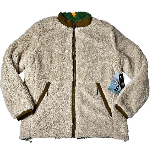 NWT Be Boundless Reversible Sherpa Teddy Jacket Men’s L